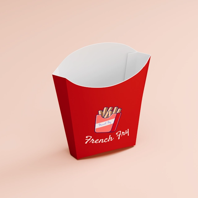 Custom French Fry Box